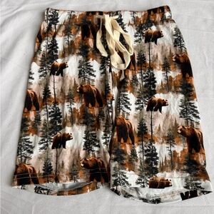 The Bailey Boys Co Shorts Bamboo 6T Boys Outdoor Hunting Bear Woods Camping NEW